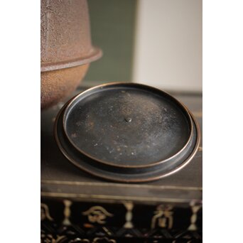 和田美之助 竹地紋 真形釜　M420 