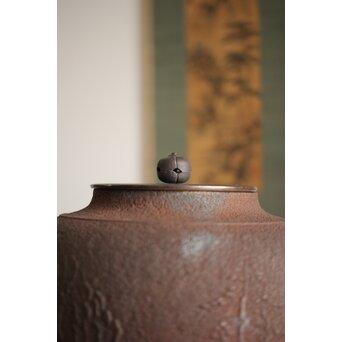 和田美之助 竹地紋 真形釜　M420 