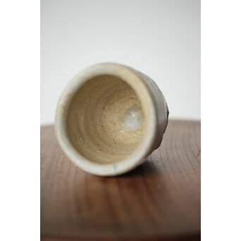 沖縄の鬼才 國吉清尚/国吉 焼締 湯呑 酒杯　P481 