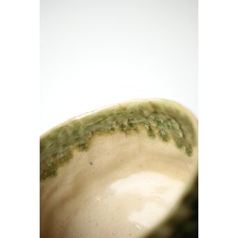 琉球 壺屋焼 小橋川仁王 茶碗2点　P482 