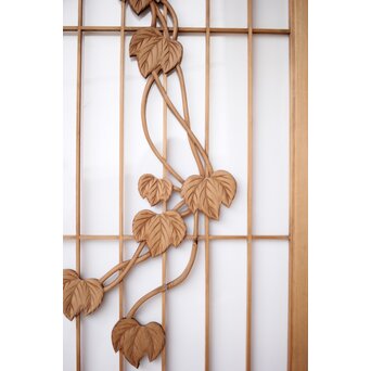 蔦の書院欄間 乳白色アクリル板 3枚1組　R0406 