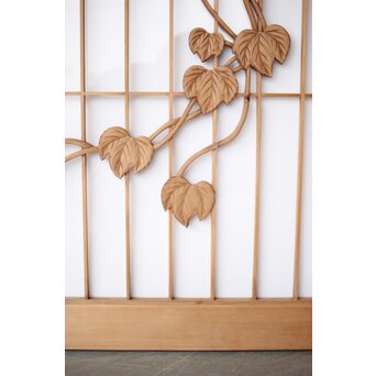 蔦の書院欄間 乳白色アクリル板 3枚1組　R0406 