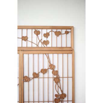 蔦の書院欄間 乳白色アクリル板 3枚1組　R0406 