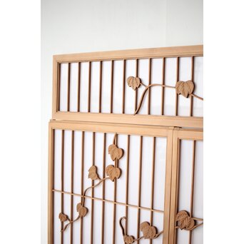 蔦の書院欄間 乳白色アクリル板 3枚1組　R0406 