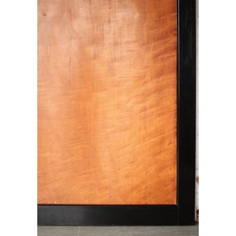 黒枠 虎斑 巨大一枚板の帯戸 在庫3枚　B1069 