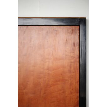 黒枠 虎斑 巨大一枚板の帯戸 在庫3枚　B1069 