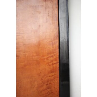 黒枠 虎斑 巨大一枚板の帯戸 在庫3枚　B1069 