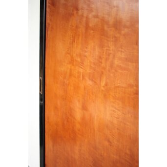 黒枠 虎斑 巨大一枚板の帯戸 在庫3枚　B1069 