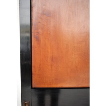 黒枠 虎斑 巨大一枚板の帯戸 在庫3枚　B1069 