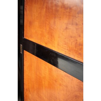 黒枠 虎斑 巨大一枚板の帯戸 在庫3枚　B1069 