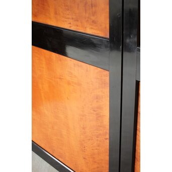 黒枠 虎斑 巨大一枚板の帯戸 在庫3枚　B1069 