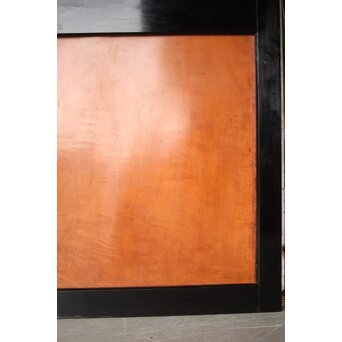 黒枠 虎斑 巨大一枚板の帯戸 在庫3枚　B1069 