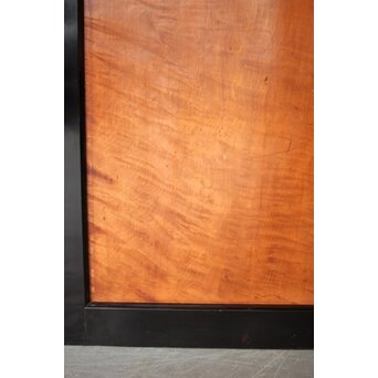 黒枠 虎斑 巨大一枚板の帯戸 在庫3枚　B1069 