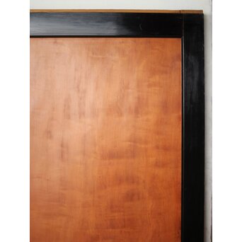 黒枠 虎斑 巨大一枚板の帯戸 在庫3枚　B1069 