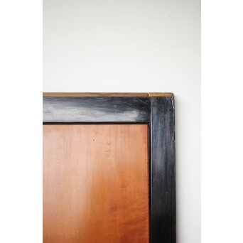 黒枠 虎斑 巨大一枚板の帯戸　B1070 