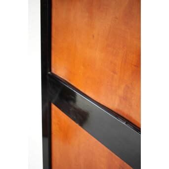 黒枠 虎斑 巨大一枚板の帯戸　B1070 