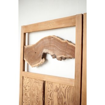 自然木の板戸 2枚1組　B1071 