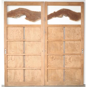 自然木の板戸 2枚1組　B1071 