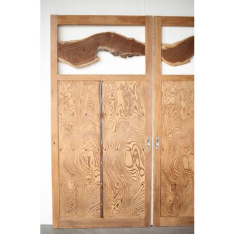 自然木の板戸 2枚1組　B1071 