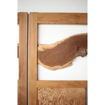 自然木の板戸 2枚1組　B1071 