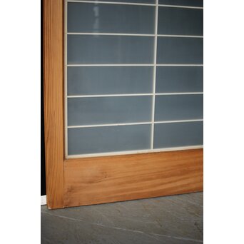 両面ガラス建具 竹雀 上下8枚1組　GD0221Y 