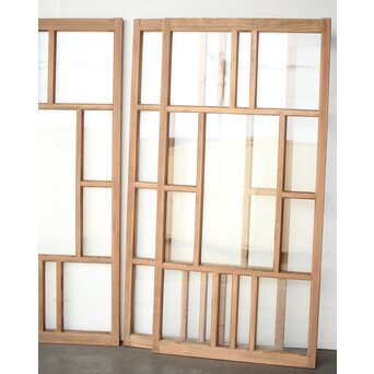 中型 総クリアガラス戸 4枚1組　GD0223 