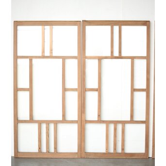 中型 総クリアガラス戸 4枚1組　GD0223 