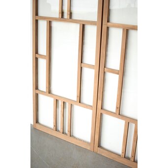 中型 総クリアガラス戸 4枚1組　GD0223 