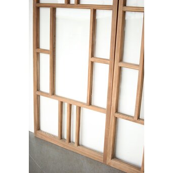 中型 総クリアガラス戸 4枚1組　GD0223 