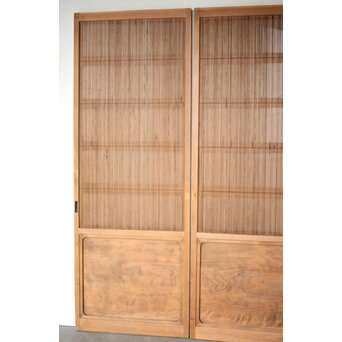 背面ガラス 極細格子戸 2枚1組　L1130Y 