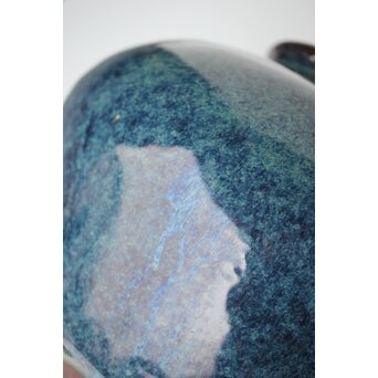 石湾/石灣窯 窯変釉 紫砂胎甕　P484 