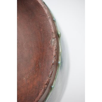 石湾/石灣窯 窯変釉 紫砂胎甕　P484 