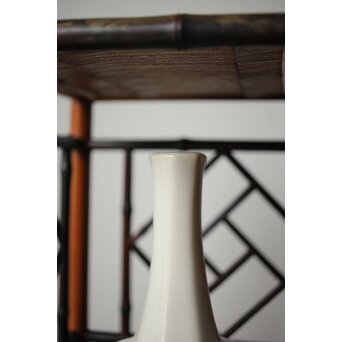 斎藤陶斎/三郎 白磁面取壺　P485 