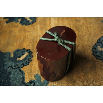 松枝不入 雪月花 竹茶箱　Q364 