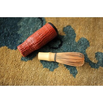 松枝不入 雪月花 竹茶箱　Q364 