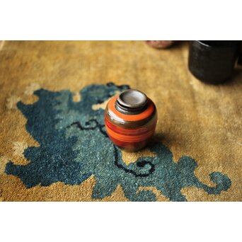 松枝不入 雪月花 竹茶箱　Q364 