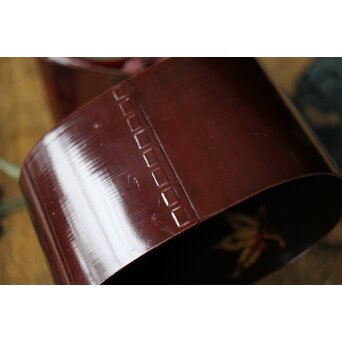 松枝不入 雪月花 竹茶箱　Q364 