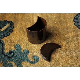 松枝不入 雪月花 竹茶箱　Q364 