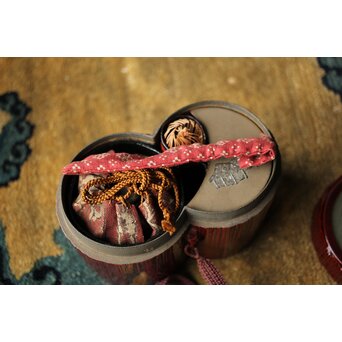 松枝不入 雪月花 竹茶箱　Q364 