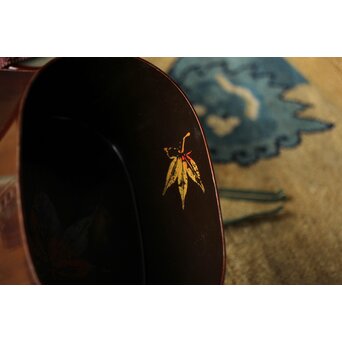 松枝不入 雪月花 竹茶箱　Q364 