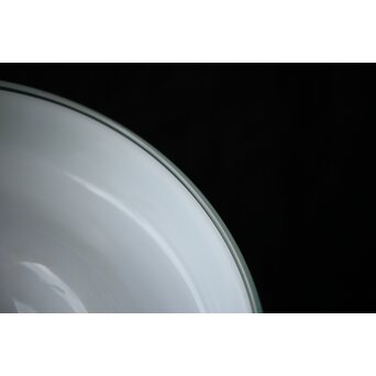 乳白青色輪線 千段巻電笠 照明　A473 