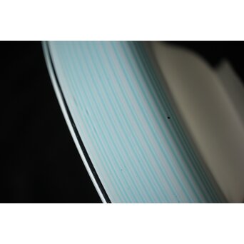 乳白青色輪線 千段巻電笠 照明　A473 