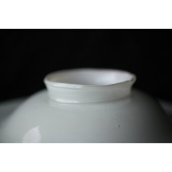 乳白青色輪線 千段巻電笠 照明　A473 