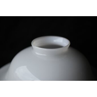 乳白吹雪ガラス電笠 照明　A474 