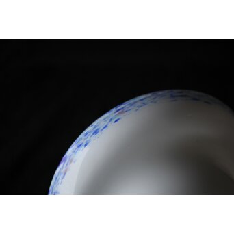 乳白吹雪ガラス電笠 照明　A474 