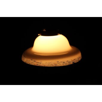 乳白吹雪ガラス電笠 照明　A474 