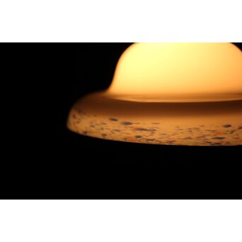 乳白吹雪ガラス電笠 照明　A474 