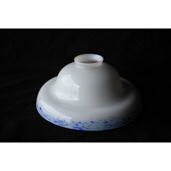 乳白吹雪ガラス電笠 照明　A474 