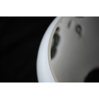 乳白色 外切子電笠 照明　A475 