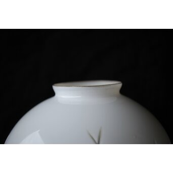 乳白色 外切子電笠 照明　A475 